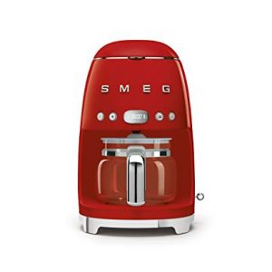 Smeg Drip Filter Coffee Machine, Red, 10 cup