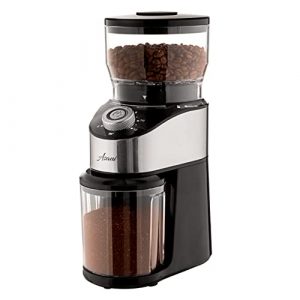 Conical Burr Coffee Grinder, Anti-Static Electric Coffee Bean Grinder for Mess-Free Use, Automatic Coffee Grinder with 35 Settings for Espresso, French Press, Pour Over and Drip Brewing