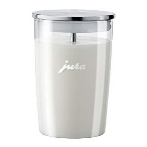 Jura S8 Superautomatic Touchscreen Espresso Machine with Milk Container, Bean Canister, Filter, Descaler & Espresso Cups Bundle (7 Items)