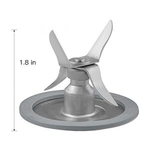 NC Blender Blade with 1 Blender Gasket, Compatible with Oster Blender Replacement Parts and Osterizer