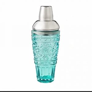 Cassie-Teal Glass Cocktail Shaker, perfect for your dinner parties