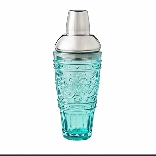 Cassie-Teal Glass Cocktail Shaker, perfect for your dinner parties