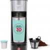 Chefman InstaCoffee Max, The Easiest Way to Brew the Boldest Single-Serve Coffee, Use Fresh And Flavorful Grounds or K-Cups
