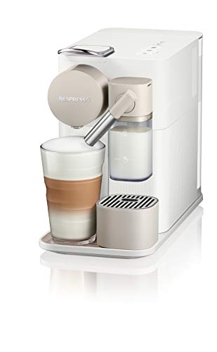 Nespresso Lattissima One Original Espresso Machine with Milk Frother by De'Longhi Silky White