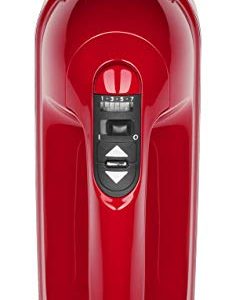 KitchenAid KHM7210QHSD 100 Year Limited Edition Queen of Hearts Hand Mixer, 7 Speed, Passion Red (Renewed)