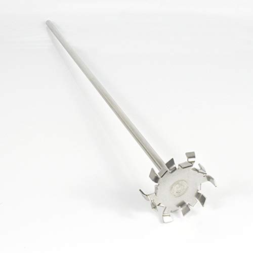Dissolve Type Stirring for Blender Overhead Stirrer Electric LAB Mixer Shaft 31CM Length Diameter 6cm SS304
