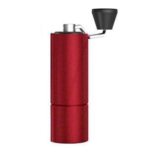 TIMEMORE Chestnut C2 Manual Coffee Grinder Capacity 20g with CNC Stainless Steel Conical Burr Internal Adjustable Setting, Double Bearing Positioning festival red