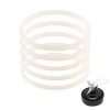 5 Pack Rubber Gaskets Replacement Seal White O-Ring for Nutri Ninja Pro Blender Blade Replacement for Ninja BL660 1100w BL770 1500w BL663 BL740 BL773CO BL780 BL780CO (3.22 inch Gaskets)