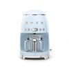 Smeg 50's Retro Style Aesthetic Drip Filter Coffee Machine, 10 cups, Pastel Blue