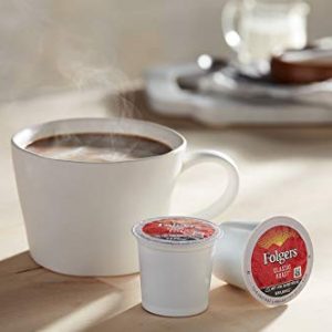Folgers Classic Roast Medium Roast Coffee, 72 Keurig K-Cup Pods