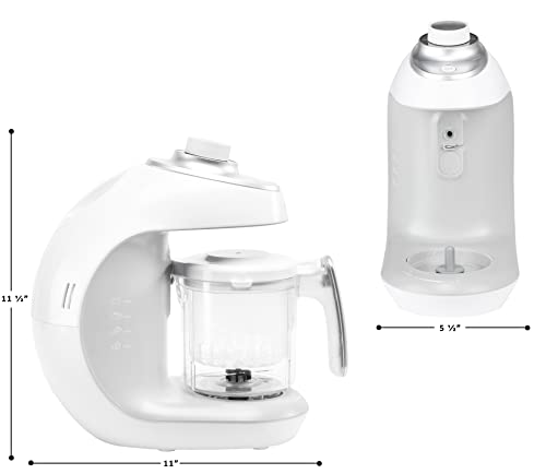Homewell All in One Baby Food Maker Steamer & Blender, Purée Homemade Baby Food for All Baby Feeding Stages, Vegetable Steamer, Fruit Processor for Toddlers, New Born Babies and Children