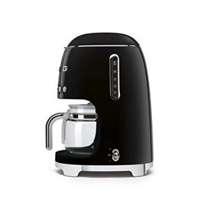 Smeg 50's Retro Style Aesthetic Drip Filter Coffee Machine, 10 cups, Black