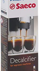 Saeco Xelsis Super Automatic Espresso Machine, Titanium Metal Front, SM7684/04 & CA6700/47 Espresso Machine Liquid Descaler