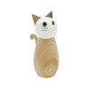 Peterson Housewares Cat Salt or Pepper Mill - Wooden Spice Grinder