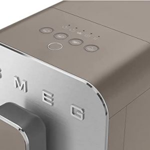 Smeg Fully Automatic Coffee Machine with Steam Taupe