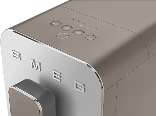 Smeg Fully Automatic Coffee Machine with Steam Taupe