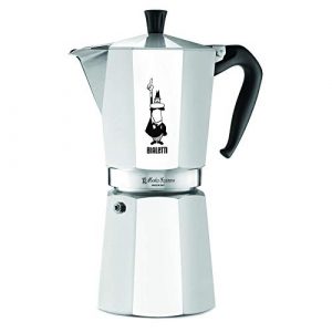 Original Bialetti 12-Espresso Cup Moka Express | Espresso Maker Machine and Genuine Bialetti, Six Replacement Gaskets and Two Bialetti Replacement Filter Plates Bundle (12-cup, 25 fl oz, 775 ml)