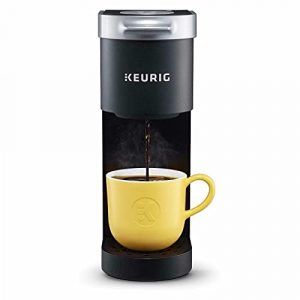Keurig K-Mini Single Serve K-Cup Pod Coffee Maker (Black) with Cleaning Cups (5 Cups) Bundle (2 Items)