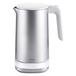 ZWILLING Enfinigy 1.56-qt Cool Touch Stainless Steel Electric Kettle Pro, Tea Kettle, Silver