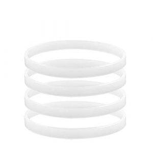 4 x Rubber Gasket Sealing O Ring Gasket Replacement Parts for Ninja Juicer Blender,10 cm/ 3.94 Inch in Diameter,The thickness is 0.11 Inch/0.3cm-Hushtong