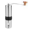 Manual Coffee Grinder Adjustable Ceramic Conical Coffee Bean Mill Portable Stainless Steel Grinding Machine for Home Office