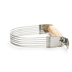 Fox Run Wire Pastry Blender, 5", Steel and Wood