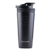 Ice Shaker Stainless Steel Insulated Water Bottle Protein Mixing Cup (As seen on Shark Tank) 26 oz (Black)