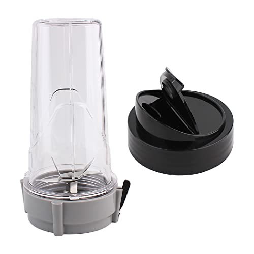 Veterger Replacement Parts Blender Blend-N-Go Smoothie Kit,include blade with bottom cap and 24oz cup,Compatible with Oster Blender Pro 1200