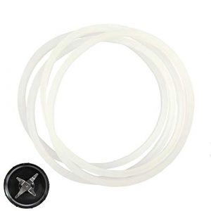 4 Pcs Rubber Gasket Sealing White O Ring Blender Gasket Replacement Parts for Ninja Juicer Blender (10 cm/3.94 inch)