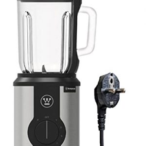 Westinghouse 220 volts Blender 600 watts 5 speed glass jar Stainless Steel 220v 240 volts WKBEPB32 (NOT FOR USE IN USA)