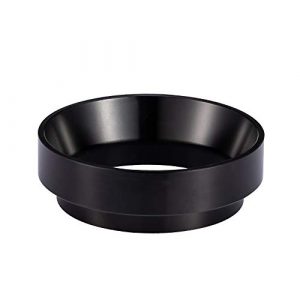 Aluminum Espresso Dosing Funnel, Dosing Ring Suitable for 58mm Portafilters in black color