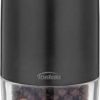 Trudeau One-Hand Battery Operated Pepper Mill, Black