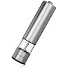 Pepper Grinder with Light - Battery Operated Pepper or Salt Mill - Stainless Steel - Easy Grip - Easy to Use - Sleek Modern Design