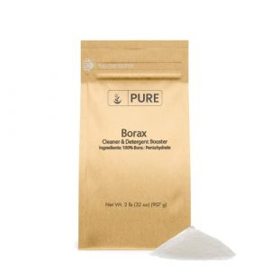 Pure Original Ingredients Borax (2 lb) Sodium Borate, Multipurpose Cleaning Agent, Ideal Slime Ingredient