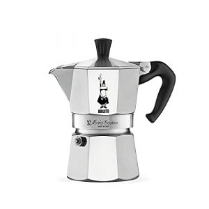 Bialetti - Moka Express: Iconic Stovetop Espresso Maker, Makes Real Italian Coffee, Moka Pot 12 Cups (22 Oz - 670 Ml), Aluminium, Silver