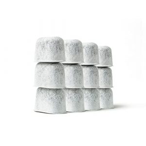 K&J 12-Pack of Cuisinart Compatible Replacement Charcoal Water Filters for Coffee Makers - Fits all Cuisinart Coffee Makers