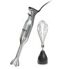 Hamilton Beach Professional Electric Immersion Hand Blender, Stainless Steel, Variable Speed, 300 Watts, LED Screen, Whisk, Silver (59750)