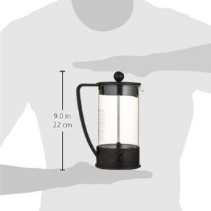 Bodum Brazil French Press Coffee and Tea Maker, 34 oz, Black