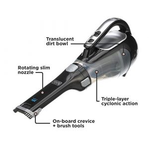 BLACK+DECKER dustbuster Handheld Vacuum, Cordless, Black (BDH2000L)