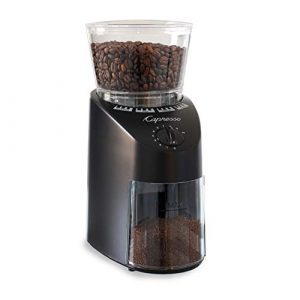 Capresso 124.01 Ultima Pro Programmable Pump Espresso Machine & Infinity Conical Burr Grinder, Black