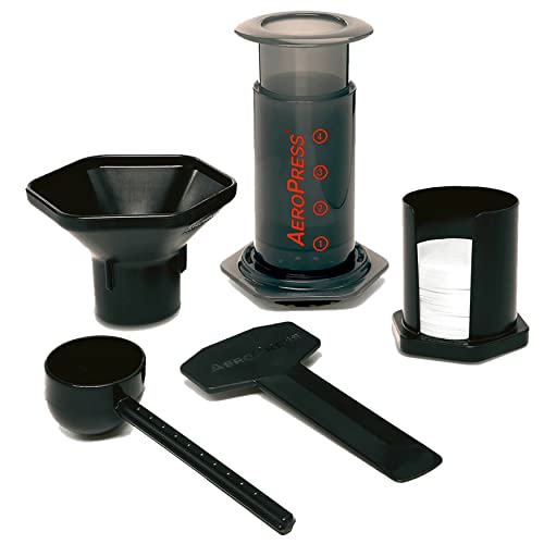 Aeropress Coffee and Espresso Maker - Makes 1-3 Cups of Delicious Coffee Without Bitterness per Press