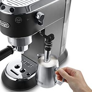 Delonghi EC685.B DEDICA 15-Bar Pump Espresso Machine Coffee Maker, Black, 220 Volts (Not for USA - European Cord)
