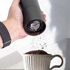 Cordless Burr Coffee Grinder Electric,USB Rechargeable with CNC Stainless Steel Conical Burr,Pour Over Coffee for Grinder Gift of Office Home Traveling Camping,USB Rechargeable