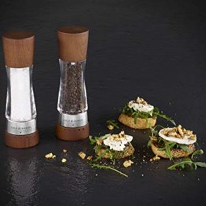 Cole & Mason H594298G Salt and Pepper Mill, 190mm, Forest Wood
