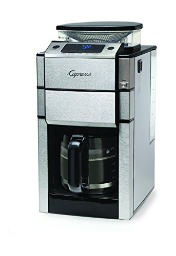 Capresso 487.05 Team Pro Plus Coffee Maker, Glass Carafe, 12 Cup, Silver