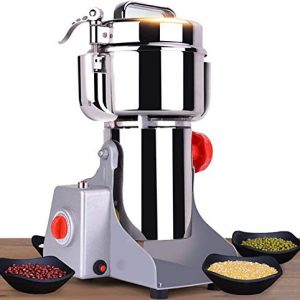 CGOLDENWALL Upgraded Electric Grain Grinder Mill High-speed Spice Herb Mill Commercial powder machine Dry Cereals Grinder CE 3000W 110V (1000g Swing Type)