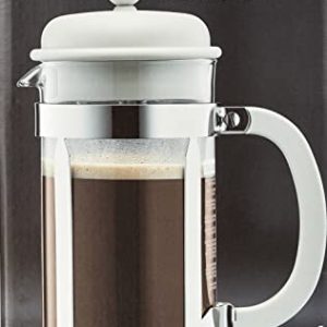 Bodum CAFFETTIERA French press coffee maker, 8 cup, 1.0 l, Plastic,Clear