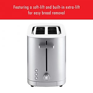 ZWILLING Enfinigy Cool Touch, 2-Slice Toaster, Extra Wide 1.5