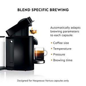 Nespresso Vertuo Plus Deluxe Coffee and Espresso Maker by De'Longhi, Piano Black