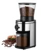Ollygrin Conical Burr Coffee Grinder, Electric Burr Coffee Grinder with 30 Grind Settings for 2-12 Cups (BK01)